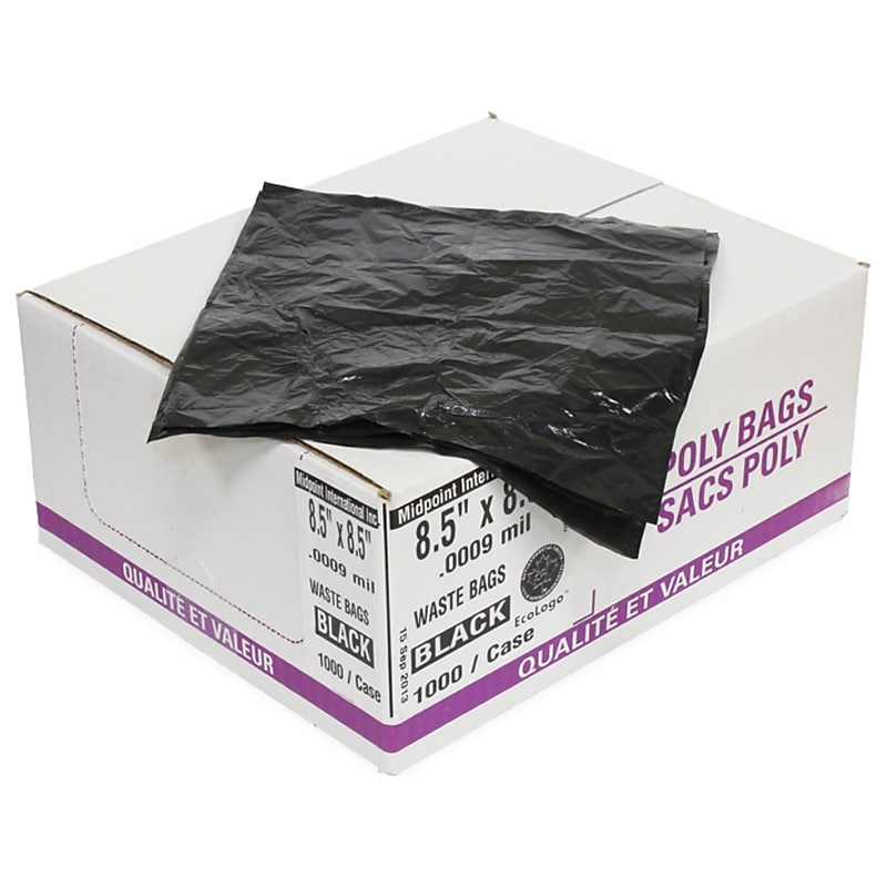 CleanRiver 0.4-Gallon Contractor Bag, 0.9 Mic, Black, 1000 Bags/Box (MB-Liner) image 1