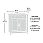 Sauder Edge Water 29"H Storage Cabinet, Chalked Chestnut (418794)~#|#~68E90BA4-60DD-463B-946E0E5668CE495C_sc7