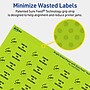 Avery Rectangle Multipurpose Labels, 2/3" x 1-3/4", Bright Green, 1760/Pack (94209)~#|#~68EAEFD6-126C-45DE-B113BAAFCC2CA7D2_sc7