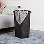 Mind Reader 15.85-Gallon Laundry Hamper with Lid, Plastic, Brown, 2/Set (60HAMP2PK-BRN)~#|#~68EB384D-8645-47F4-BB0AE31E6BEB9FF1_sc7