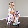 Happy Trails Ride on Horse Walking Unicorn Toy, White/Purple (80-BF011)~#|#~68EDB202-68A1-435C-89110CB944E0BF38_sc7