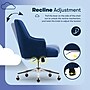 Serta Scarlett Ergonomic Velvet Swivel Computer and Desk Chair, Midnight Blue (CCHR10011C)~#|#~68F5FE66-C6A5-4C53-AA85D5FCCF4B8F0C_sc7