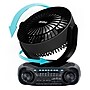 Airbro 5-inch 3-Speed Oscillating Desk Fan, Black (GSDRXF50)~#|#~68F78F0D-6EB3-447F-8D68F0FCF08900B4_sc7