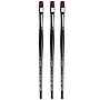 da Vinci TOP-ACRYL Oil and Acrylic Synthetic Bright Red-Brown Flat Brush, 3 Brushes/Pack (DVXVA7185K1-3)~#|#~68F961B6-C377-4D25-9FB4672C5491C48B_sc7