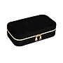 Household Essentials Fabric Travel Jewelry Organizer Box, Black (HE1178)~#|#~68FEDC54-00E5-423B-BC0497BCDCEB849B_sc7