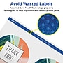 Avery Laser/Inkjet Round Multipurpose Labels, 3.5" Dia., Clear, 40 Labels/Pack (94514)~#|#~68FFE4A2-F102-43A5-ABCE01FBDE7411A0_sc7