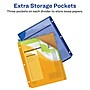 Avery Big Tab Corner Lock Insertable Plastic Dividers with 3 Pockets, 5 Tabs, Multicolor (11273)~#|#~69091FEA-1E0C-4EE0-9376959290A1E424_sc7