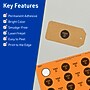 Avery Burst Multipurpose Labels, 1", Bright Orange, 3840/Box (94606)~#|#~690C3A6C-68A2-41B6-857E5F12E27D2DE4_sc7