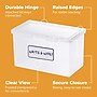 Bostitch Konnect Nest Stackable Box, Index Size, Clear (23231)~#|#~690F8AF0-EA9F-46E2-9F5631CA48227787_sc7