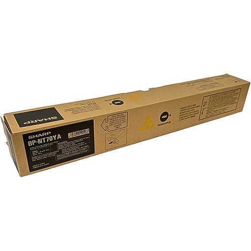 Sharp BP-NT70YA Yellow Standard Yield Toner Cartridge | Staples