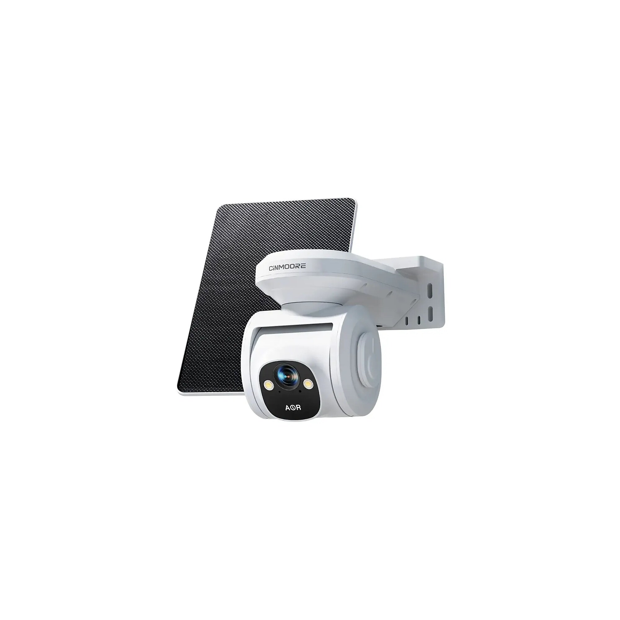 CiNMOORE 4G AOR Outdoor Solar Wireless Security Camera, White (PT2U+) Simolary simolary.com