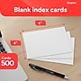 Staples 4" x 6" Index Cards, Blank, White, 500/Pack (TR51011)~#|#~6926666D-01B3-4702-93DC2EE0221D5B3F_sc7