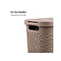 Mind Reader 10.57-Gallon Laundry Hamper with Lid, Plastic, Tan (40HAMP-BRNM)~#|#~6929C656-F0D6-4674-AC60F0EA5C60879B_sc7