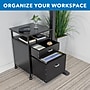 Mount-It! 2-Drawer Mobile File Cabinet, Rolling With Casters, Black (MI-943)~#|#~692E00BD-E4C7-4E8E-A841439F0A01CB6B_sc7