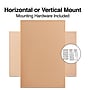 Staples Cork Bulletin Board, Oak Frame, 6'W x 4'H (ST52464-CC)~#|#~6931BF5C-5942-4BE6-88A2B4D8F58C3AB8_sc7