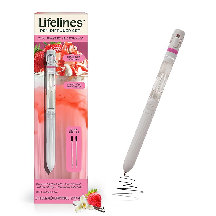 Lifelines Strawberry Milkshake Essential Oil Blends Pen Diffuser