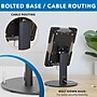 Mount-It! Adjustable Universal Tablet Countertop Stand with Tilt, for 9.7" to 13" Screens, Black (MI-3881BLK)~#|#~69323773-207C-4D0E-91C78887138C10BC_sc7