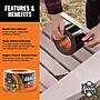 Gorilla Tough & Wide Duct Tape, 2.88" X 25 yds., Black (106425)~#|#~69338769-05DC-490B-B6D07E3527497F63_sc7