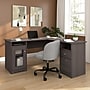Bush Home Cabot 60W L Shaped Computer Desk with Storage, Heather Gray (WC31730K)~#|#~6934F87A-8A6D-4107-AF729205C47891E2_sc7