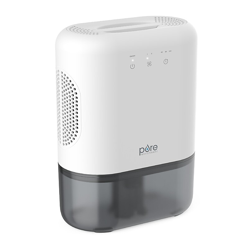 Pure Enrichment PureDry Elite Portable Dehumidifier, 2-Speed, White (PEDEH2L) image 1