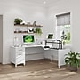Bush Home Somerset 72W 3 Position Sit to Stand L Shaped Desk, White (SET014WH)~#|#~69365553-4D87-4F8C-BA055363D0A8EB59_sc7