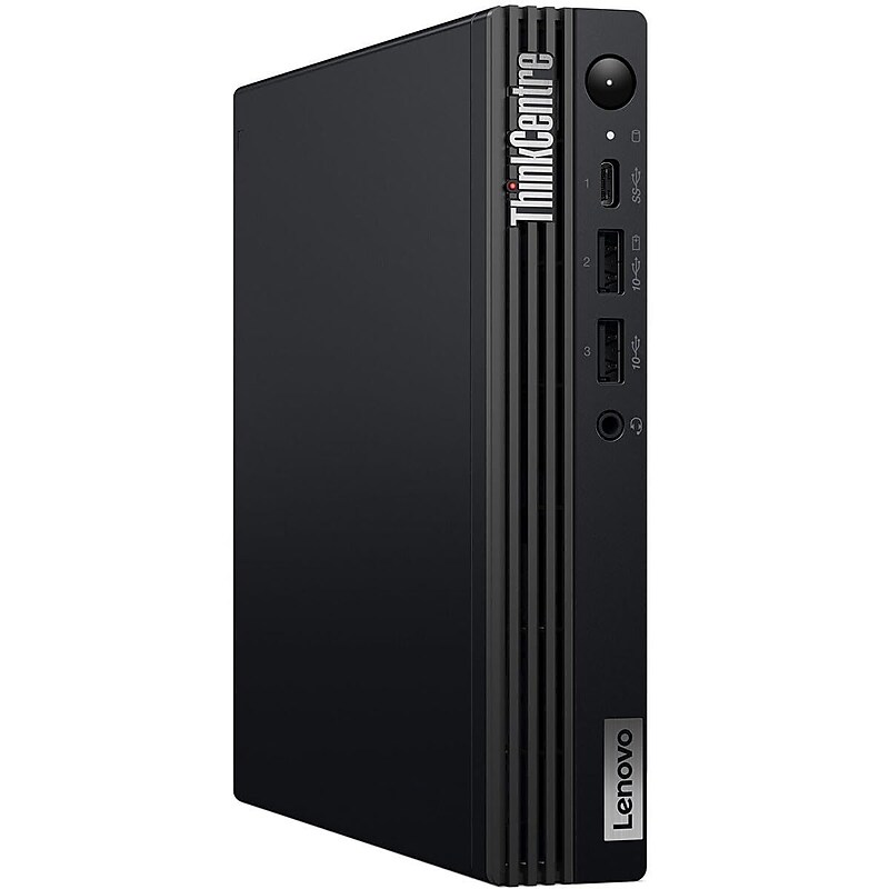 Lenovo ThinkCentre M70q Gen 5 Mini Desktop Computer, Intel Core i7-14700T, 16GB RAM, 512GB SSD, Windows 11 Pro, Mouse & Keyboard image 1