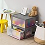 Iris Stackable Storage Drawer, Gray, 2/Pack (500257)~#|#~6939FD13-5204-481E-9485D23F124F048E_sc7