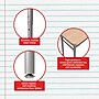 Staples 30.9"W Trapezoidal Student Desk, Gray/Brown (ST63539)~#|#~693A8ABF-6D9A-4450-B11B60194D94E726_sc7