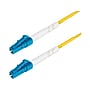 StarTech 10m (32.8ft) LC to LC (UPC) Simplex OS2 Single Mode Fiber Optic Cable, 9/125, Yellow (SPSMLCLC-OS2-10M)~#|#~69407383-21F4-4AF0-918DCD4402C5FFAE_sc7