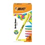 BIC Brite Liner Stick Highlighter, Chisel Tip, Assorted Colors, Dozen (BL11-AST)~#|#~6941474D-952B-4701-96090DAE1B20D936_sc7