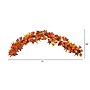 Nearly Natural 6' Autumn Maple Leaf, Pumpkin, Gourd and Berry Artificial Fall Garland (W1222)~#|#~69464939-AFD5-44DA-BAA0946AA6F8DC9E_sc7
