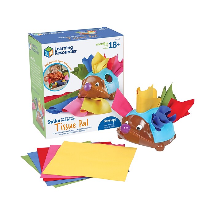 Learning Resources Spike the Fine Motor Hedgehog Tissue Pal Set
