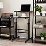 Mind Reader 27.5"- 39" Mobile Adjustable Sit/Stand Desk, Black (SDROLLXL-BLK)~#|#~6949E05F-6BAF-4F59-9103F6F6BF7164CD_sc7