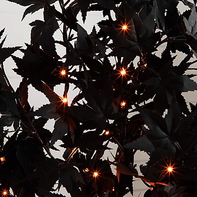 Nearly Natural Pre-Lit Artificial Halloween Black Maple Tree - Thumbnail 3
