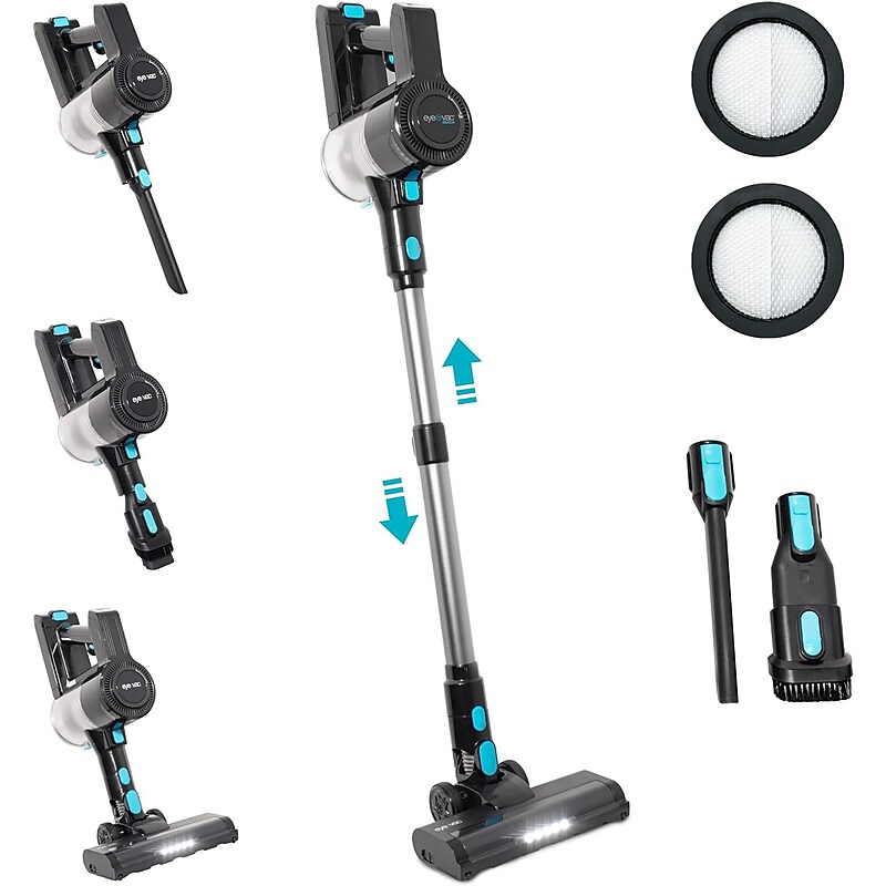 EyeVac Reach Cordless Stick Vacuum, Bagless, Multicolored (EVRBT) image 1