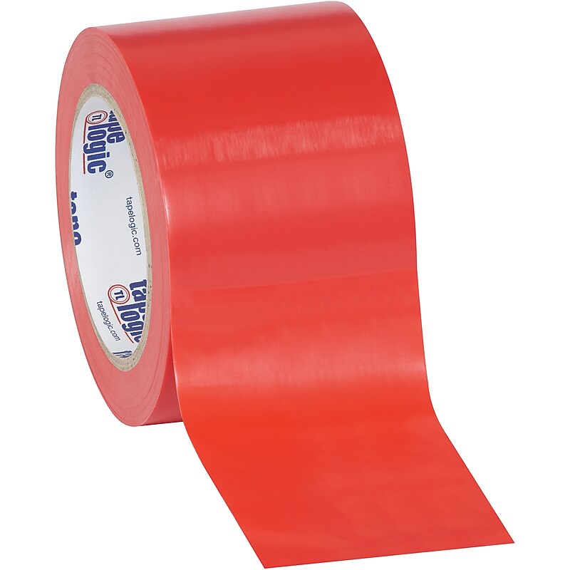 Tape Logic Safety Tape, 3" x 36 yds., Red, 3/Carton (T93363PKR) image 1