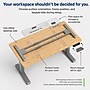 Uncaged Ergonomics Rise Up 60"W Electric Adjustable Bamboo Standing Desk, Natural/Gray (RUGB)~#|#~6953C2E6-A8C4-432A-A849D147CAA11A47_sc7