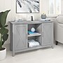Bush Furniture Key West 30" Accent Cabinet with Doors and 4 Shelves, Cape Cod Gray (KWS146CG-03)~#|#~6957CF0B-5832-4C1C-9CB9CB13A5EFBE6F_sc7