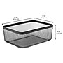 mDesign Steel Organizer, Matte Black (25954) ~#|#~695A9CF3-E729-476C-B563F9EF4A1EABC0_sc7