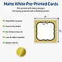 Avery Square Integrated Cards, Matte White, 100/Pack (19479370958)~#|#~695E7E2C-F33C-4F2A-BB33B4B18A161A7A_sc7