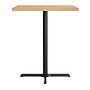 Flash Furniture Bennett Square Shaped Wooden Commercial Indoor Table, 36" x 36", Natural Top/Black Base (GSFSQ36NTT3030B)~#|#~6962B6B3-A888-491C-BA125C349F4EF939_sc7