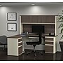 Bestar Prestige Plus 72"W L-Shaped Desk with Hutch and File Cabinets, Antigua (99852-52)~#|#~6962D4D5-544F-426A-8E82C88B52DB12EB_sc7