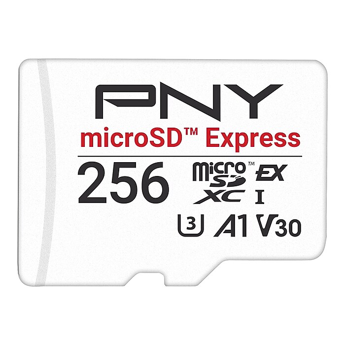 PNY microSD™ Express 256MB U3 V30 A1 microSDXC Flash Memory Card