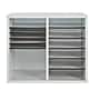 AdirOffice 500 Series 12-Compartment Literature Organizers, 20" x 11.8", White, 2/Pack (500-12-WHI-2PK)~#|#~69730750-8562-48B3-A886FC50E3326DAF_sc7
