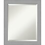 Amanti Art Brushed Nickel Frame Wall Mirror, 23.5" x 19.5" (A42674593052)~#|#~69747D3A-8122-4CD4-A1E1A4A769201016_sc7