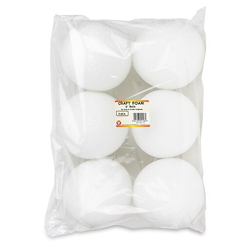 Hygloss Styrofoam Balls, 2 inch, 12 per Pack, 3 Packs