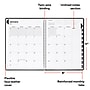 2027 Staples 8" x 11" Monthly Planner, Faux Leather Cover, Assorted Colors (ST19504-27)~#|#~6978661C-82F2-42B7-8A23FA52F202808A_sc7