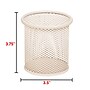 Staples Metal Mesh Pen Cup, Warm White (ST63820)~#|#~697B268D-4C22-499A-BBF2ABCFBEB66FDA_sc7