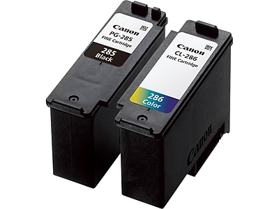 Canon PG-285/CL-286 Black and Tri-Color Ink Cartridges (6196C004AA) Sansujyuku sansujyuku.com