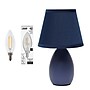 Simple Designs 9.45" LED Table Lamp, Blue (LT2009-BLU-LB)~#|#~697C314F-2D55-4EF6-A628B0473BA78538_sc7